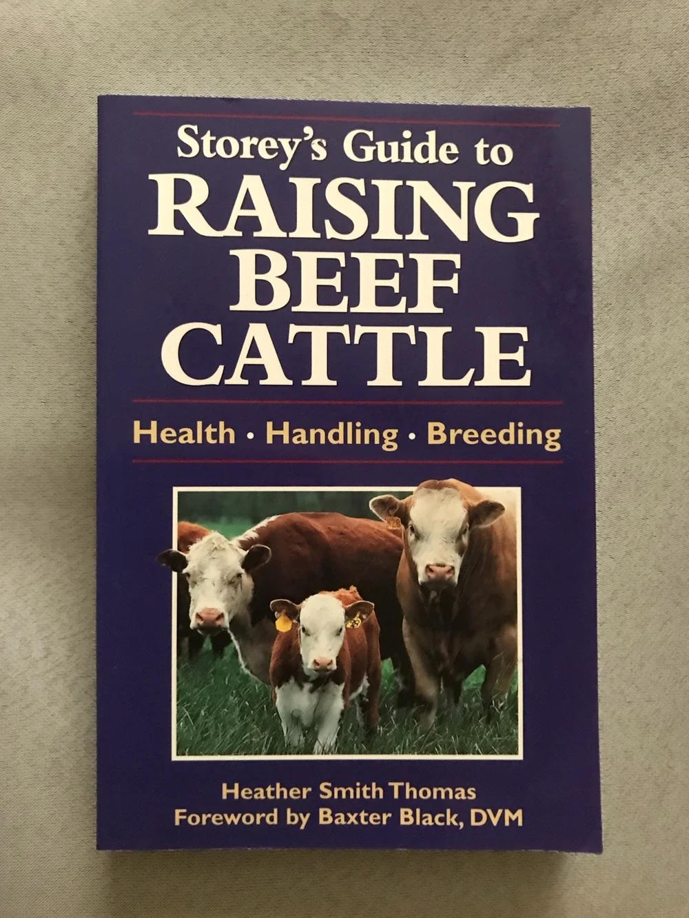 Storey’s Guide to Raising Beef Cattle - Purple Cover